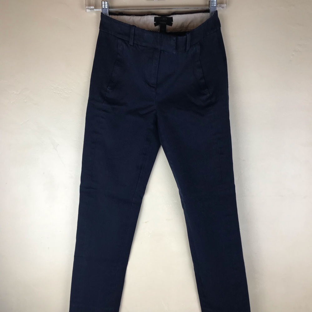 JCrew Maddie Trousers Navy Blue Size 00P